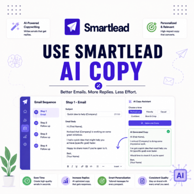 Smartlead AI Copy: How to Write Cold Emails With SmartAI