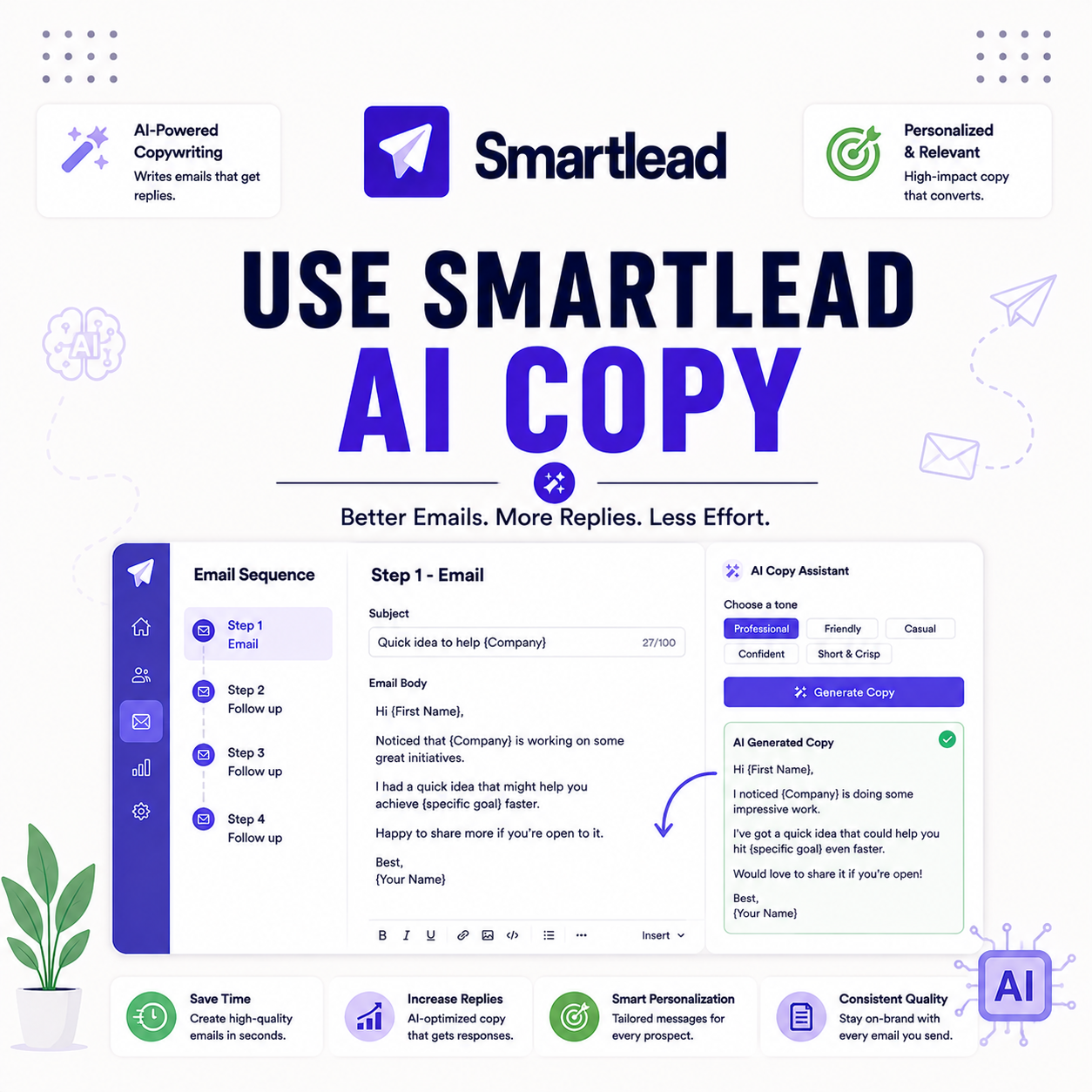 Read more about the article Smartlead AI Copy: How to Write Cold Emails With SmartAI