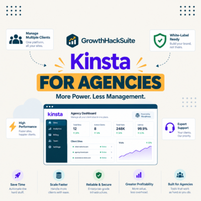 Kinsta for Agencies: Hosting Client Sites