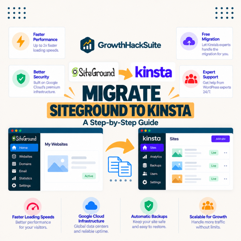 migrate siteground to kinsta